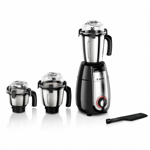 Bosch TrueMixx Pro 1000W Mixer Grinder MGM8836MIN – Heavy Duty 3 Jar Mixer Grinder with 24000 RPM Motor, Stone Pounding Technology, Stainless Steel Jars & Overload Protection for Indian Kitchen