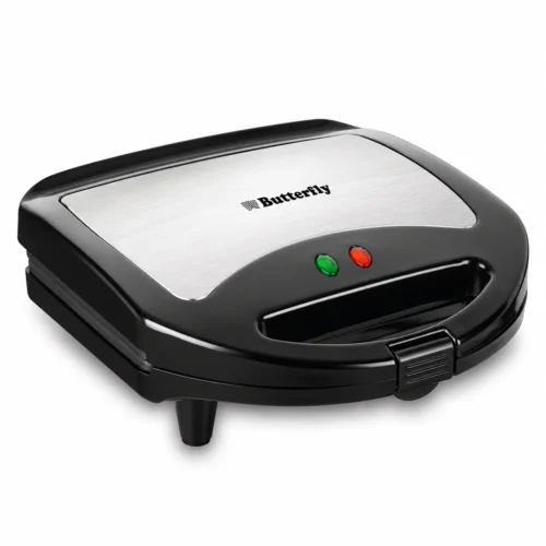 Butterfly Crosta SS Grill 750W Sandwich Maker with Non-Stick Plates & Crisp-Core Heating Design Butterfly Crosta SS Grill 750W Sandwich Maker with Non-Stick Plates & Crisp-Core Heating Design