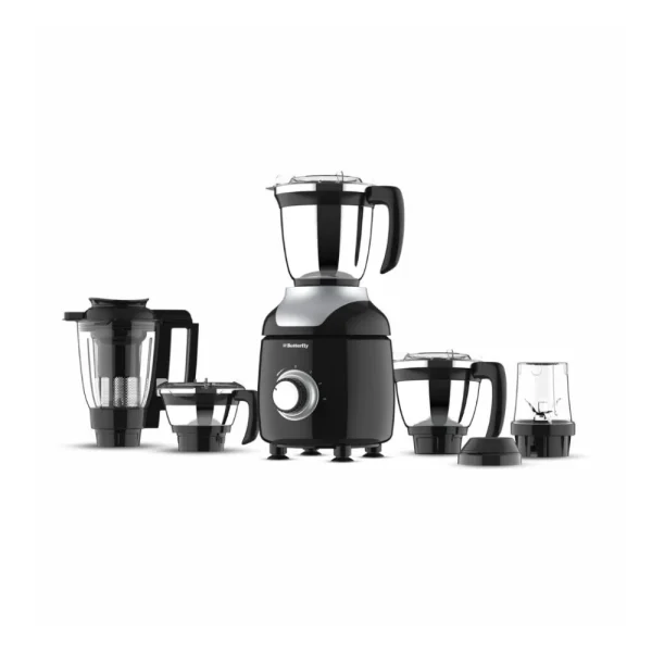 Butterfly Mixi 5J Ziera Chrome 750W Mixer Grinder with 5 Jars | Powerful Motor & Stylish Chrome Design Butterfly Mixi 5J Ziera Chrome 750W Mixer Grinder with 5 Jars | Powerful Motor & Stylish Chrome Design