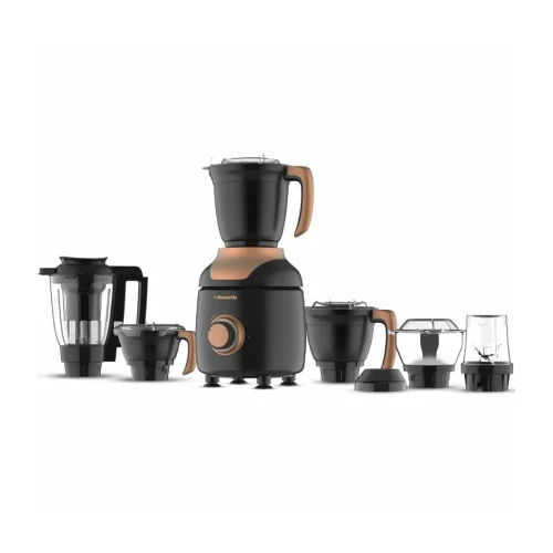 Butterfly Ziera Black 1000W Mixer Grinder with 6 Jars Butterfly Ziera Black 1000W Mixer Grinder with 6 Jars