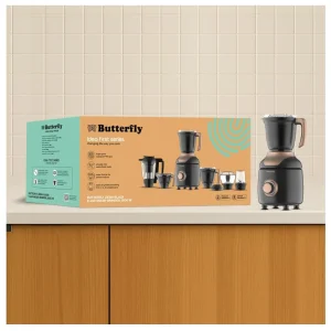 Butterfly Ziera Black 1000W Mixer Grinder with 6 Jars
