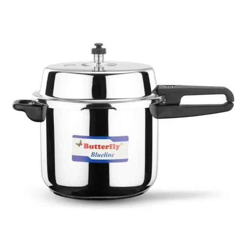 Butterfly Blueline 10 Litre Pressure Cooker – Large Capacity Stainless Steel Cooker for Fast & Efficient Cooking