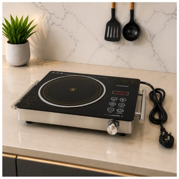 CASTOR CT RADIANT 07 2200W Infrared Cooker with Ceramic Glass Top & Touch Control