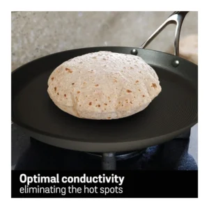 Circulon 24cm Hard Anodised Non Stick Flat Tawa | PFOA Free Aluminium Dosa Pan for Roti & Flatbreads Circulon 24cm Hard Anodised Non Stick Flat Tawa | PFOA Free Aluminium Dosa Pan for Roti & Flatbreads