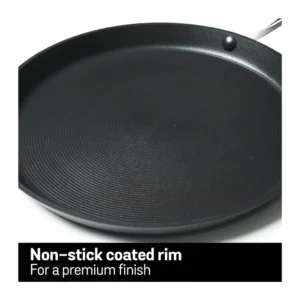 Circulon 24cm Hard Anodised Non Stick Flat Tawa | PFOA Free Aluminium Dosa Pan for Roti & Flatbreads Circulon 24cm Hard Anodised Non Stick Flat Tawa | PFOA Free Aluminium Dosa Pan for Roti & Flatbreads