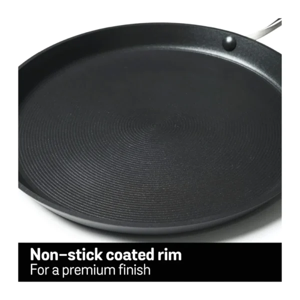 Circulon 24cm Hard Anodised Non Stick Flat Tawa | PFOA Free Aluminium Dosa Pan for Roti & Flatbreads Circulon 24cm Hard Anodised Non Stick Flat Tawa | PFOA Free Aluminium Dosa Pan for Roti & Flatbreads