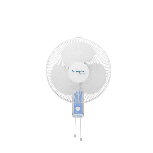 Crompton High Flo Wave Plus 16 Inch Wall Fan High Air Delivery 1330 RPM Powerful Speed ,White Crompton High Flo Wave Plus 16 Inch Wall Fan High Air Delivery 1330 RPM Powerful Speed ,White