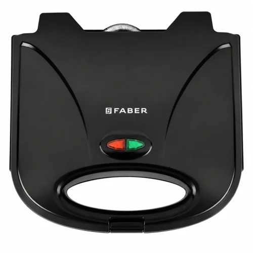 Faber FSTG 750W DLX BK 2-Slice Sandwich Toaster Grill with Non-Stick Plates