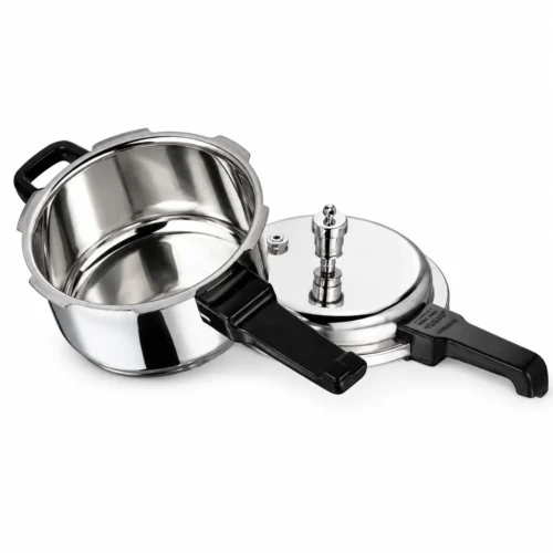 Ganga 5 Litre Aluminium Pressure Cooker Outer Lid ISI Marked | Gas Stove Compatible Cooker Ganga 5 Litre Aluminium Pressure Cooker Outer Lid ISI Marked | Gas Stove Compatible Cooker