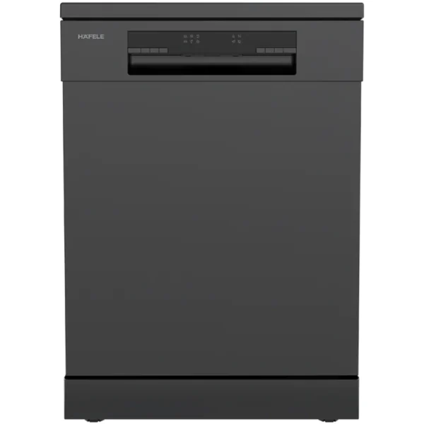 Hafele Aqua Noir 13 Place Setting Free Standing Dishwasher – Smart Wash 65°C, Extra Dry, 6 Programs, Premium Black Finish for Modern Indian Kitchens