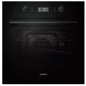 Hafele AURORA 80L Built-In Oven Price in India | 8 Function Convection & Rotisserie Black Glass Oven Hafele AURORA 80L Built-In Oven Price in India | 8 Function Convection & Rotisserie Black Glass Oven