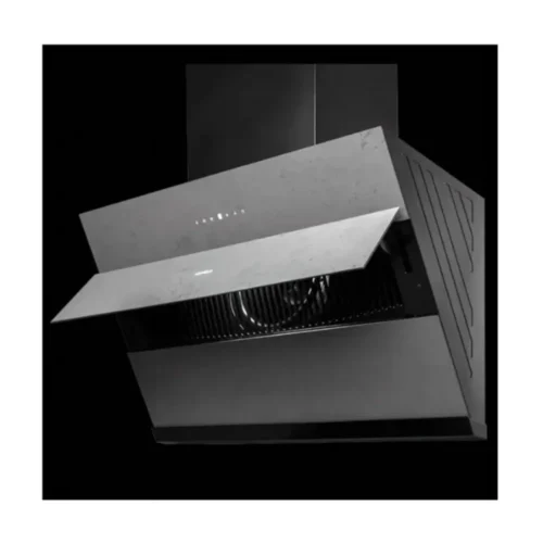 Häfele Ceramica 90 cm Filter Free Kitchen Chimney with Touch Control & Stone Glass Finish Häfele Ceramica 90 cm Filter Free Kitchen Chimney with Touch Control & Stone Glass Finish