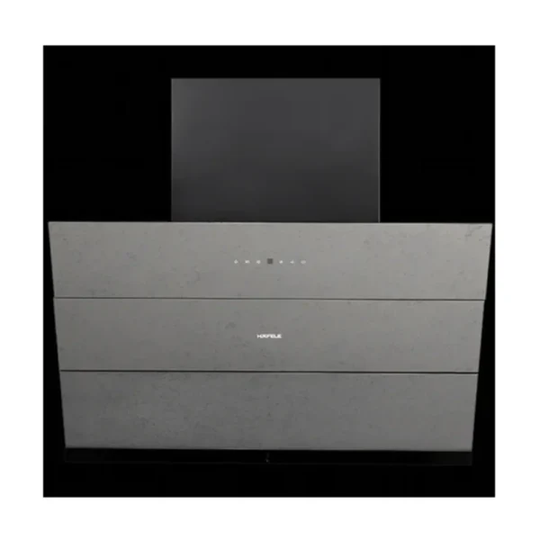 Häfele Ceramica 90 cm Filter Free Kitchen Chimney with Touch Control & Stone Glass Finish Häfele Ceramica 90 cm Filter Free Kitchen Chimney with Touch Control & Stone Glass Finish