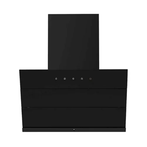 Häfele Leo 90 Plus 90cm Filter Free Kitchen Chimney with 1100 m³/hr Suction, Black Glass Finish & Touch Control Häfele Leo 90 Plus 90cm Filter Free Kitchen Chimney with 1100 m³/hr Suction, Black Glass Finish & Touch Control