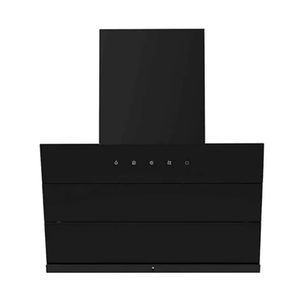 Häfele Leo 90 Plus 90cm Filter Free Kitchen Chimney with 1100 m³/hr Suction, Black Glass Finish & Touch Control Häfele Leo 90 Plus 90cm Filter Free Kitchen Chimney with 1100 m³/hr Suction, Black Glass Finish & Touch Control