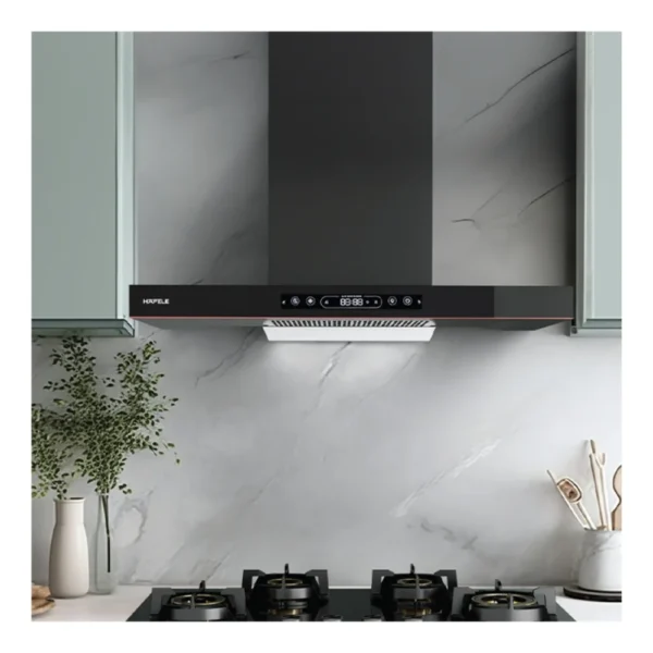 Hafele Renata T-90 90cm Auto Clean Kitchen Chimney 1300 m³hr Filter-Free Hood with Gesture Control Hafele Renata T-90 90cm Auto Clean Kitchen Chimney 1300 m³hr Filter-Free Hood with Gesture Control
