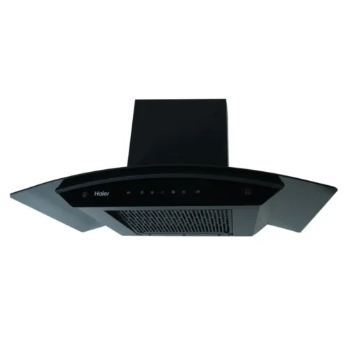 Haier HIH-G1900-IN 90 cm Glass Kitchen Hood with 1500 m³hr Suction & Auto Clean Technology Haier HIH-G1900-IN 90 cm Glass Kitchen Hood with 1500 m³hr Suction & Auto Clean Technology
