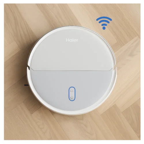 Haier CIVIC X11 Smart Robotic Vacuum Cleaner 5000Pa Laser Navigation Wet & Dry Cleaning White