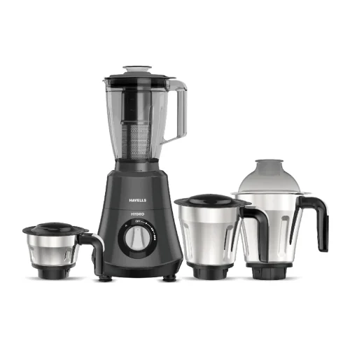 Havells Hydro 750W Mixer Grinder 4 Jar Heavy Duty Kitchen Appliance with 5 Year Motor Warranty Havells Hydro 750W Mixer Grinder 4 Jar Heavy Duty Kitchen Appliance with 5 Year Motor Warranty
