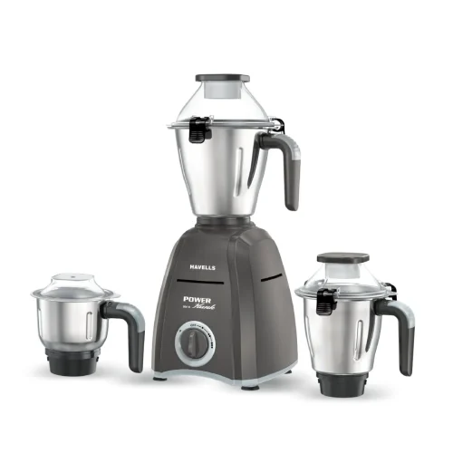 Havells Power Hunk 800W Mixer Grinder with 3 Jars | Heavy Duty Kitchen Mixer Grinder for Wet & Dry Grinding