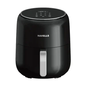 Havells Prolife Neo MII 4.5L 1500W Digital Air Fryer with 8 Preset Modes | Oil-Free Healthy Cooking Black Air Fryer Havells Prolife Neo MII 4.5L 1500W Digital Air Fryer with 8 Preset Modes | Oil-Free Healthy Cooking Black Air Fryer
