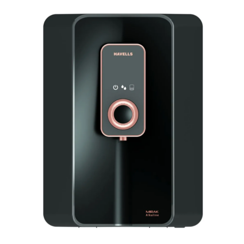 Havells Mirak Alkaline Water Purifier Black & Grey | RO + UV Purification, Smart LED Alerts & 6 Litre Tank Havells Mirak Alkaline Water Purifier Black & Grey | RO + UV Purification, Smart LED Alerts & 6 Litre Tank