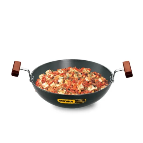 Hawkins Futura 1.5 Litre Hard Anodised Deep Fry Pan AK15 Premium Kadai Hawkins Futura 1.5 Litre Hard Anodised Deep Fry Pan AK15 Premium Kadai