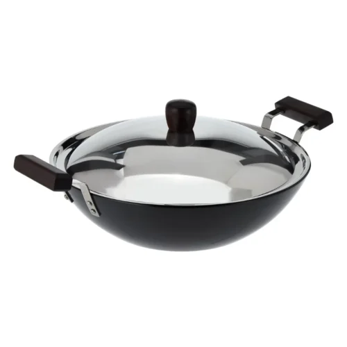 Hawkins Futura Hard Anodized Deep Fry Pan 5L with Lid AD50S Hawkins Futura Hard Anodized Deep Fry Pan 5L with Lid AD50S