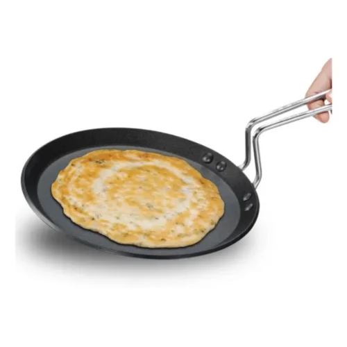 Hawkins NFT22 Non Stick Flat Tawa 22cm | Hard Anodised Aluminium Tava for Daily Cooking Hawkins NFT22 Non Stick Flat Tawa 22cm | Hard Anodised Aluminium Tava for Daily Cooking