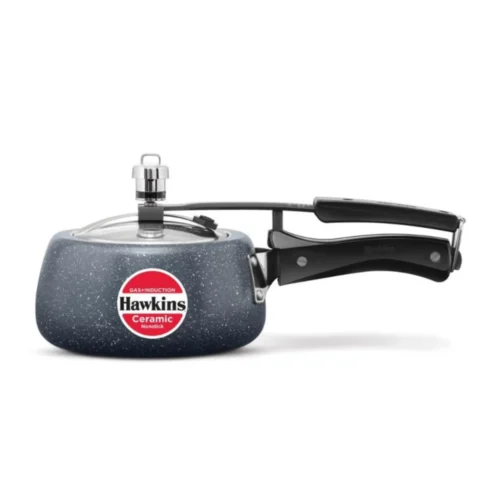 Hawkins IC ICC15 1.5 Litre Pressure Cooker | Induction Compatible Ceramic Non-Stick Cooker Hawkins IC ICC15 1.5 Litre Pressure Cooker | Induction Compatible Ceramic Non-Stick Cooker