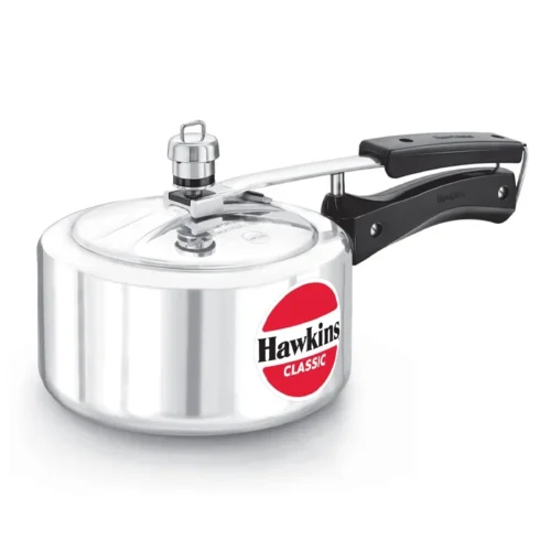 Hawkins Classic CL20 2 Litre Pressure Cooker | Durable Aluminium Inner Lid Cooker for Fast & Safe Cooking Hawkins Classic CL20 2 Litre Pressure Cooker | Durable Aluminium Inner Lid Cooker for Fast & Safe Cooking