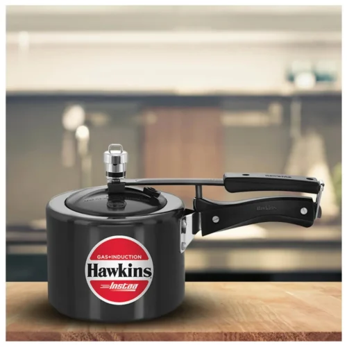Hawkins Instaa IIH2T 2 Litre Tall Hard Anodised Pressure Cooker | Induction Compatible Cooker
