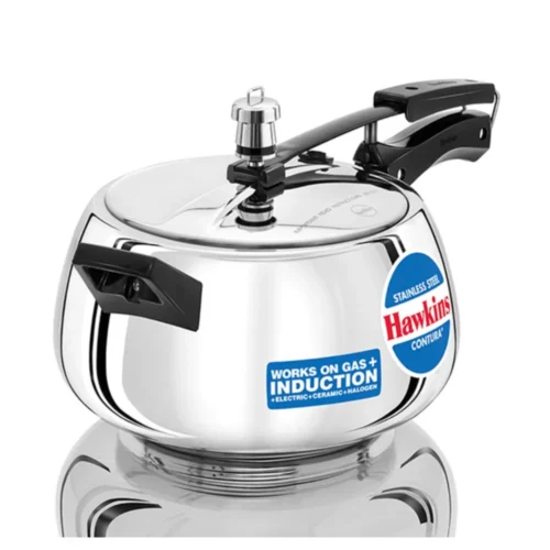 Hawkins Contura IC SS 5 Litre Stainless Steel Pressure Cooker SSC50 | Induction Compatible Cooker Hawkins Contura IC SS 5 Litre Stainless Steel Pressure Cooker SSC50 | Induction Compatible Cooker