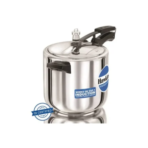 Hawkins HSS60 6 Litre Stainless Steel Pressure Cooker | Induction Compatible Premium Cooker Hawkins HSS60 6 Litre Stainless Steel Pressure Cooker | Induction Compatible Premium Cooker