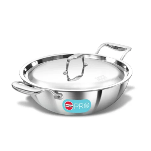Hawkins PSK35S Pro-Style 3.5 Litre Stainless Steel Deep Frypan with Lid | Tri-Ply Induction Compatible Cookware Hawkins PSK35S Pro-Style 3.5 Litre Stainless Steel Deep Frypan with Lid | Tri-Ply Induction Compatible Cookware