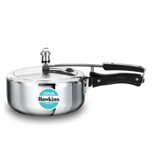 Hawkins Triply Pressure Pan 3 Litre SSTPP3 | Stainless Steel Induction Compatible Cooker Hawkins Triply Pressure Pan 3 Litre SSTPP3 | Stainless Steel Induction Compatible Cooker