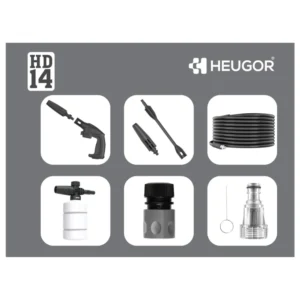 HEUGOR HD14 High Pressure Car Washer 2175 PSI 1050W Energy Efficient Motor HEUGOR HD14 High Pressure Car Washer 2175 PSI 1050W Energy Efficient Motor