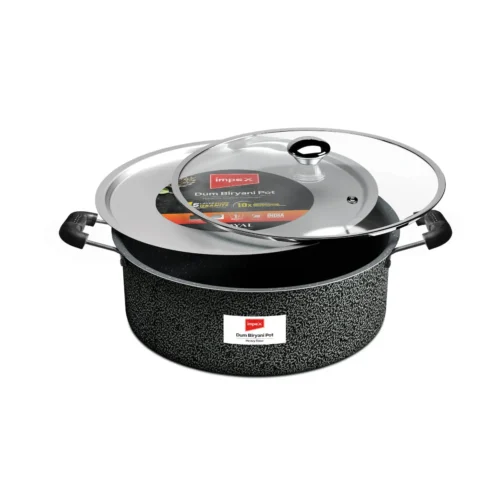 Impex Royal Series 14L Dum Biriyani Pot RDBP14-HV | Premium Aluminium Non-Stick Biriyani Vessel with Dum Lid - Impex Royal Series 14L Dum Biriyani Pot RDBP14-HV | Premium Aluminium Non-Stick Biriyani Vessel with Dum Lid -