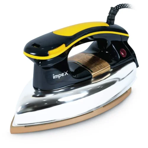 Impex Fabrika Heavy Weight Electric Iron Box 1000W | Non-Stick Soleplate, Temperature Control & Shockproof Design Impex Fabrika Heavy Weight Electric Iron Box 1000W | Non-Stick Soleplate, Temperature Control & Shockproof Design