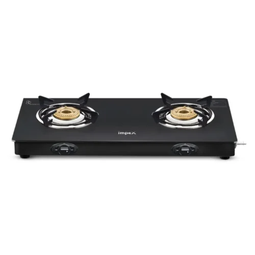 IMPEX Aspira Glaze 2B Gas Stove | 2 Burner Toughened Glass Cooktop IMPEX Aspira Glaze 2B Gas Stove | 2 Burner Toughened Glass Cooktop