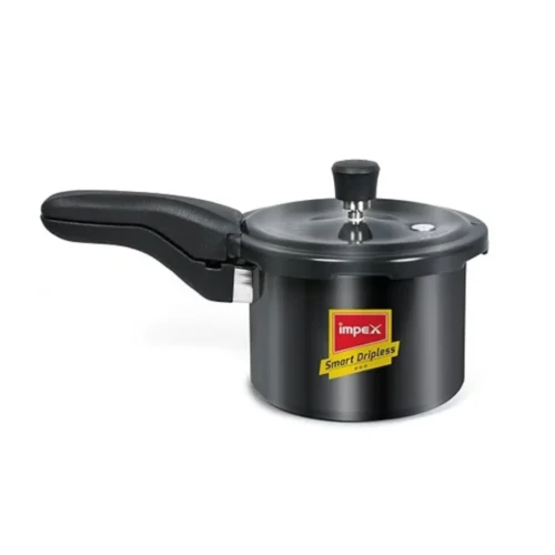 Impex HA Smart D3 2.5L Hard Anodized Dripless Pressure Cooker | Induction & Gas Compatible Outer Lid Cooker Impex HA Smart D3 2.5L Hard Anodized Dripless Pressure Cooker | Induction & Gas Compatible Outer Lid Cooker