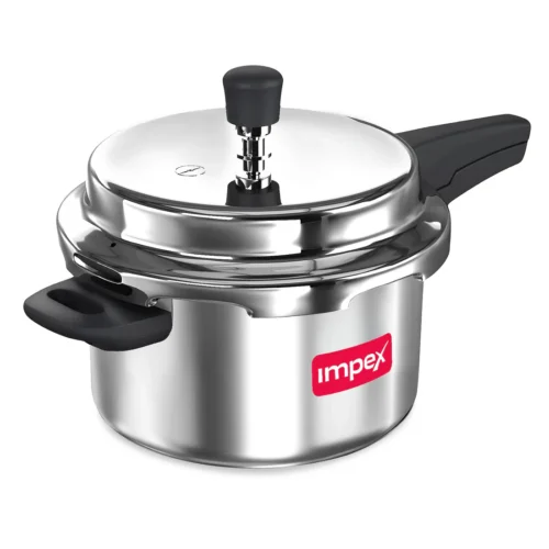 Impex SS EP2 2 Litre Stainless Steel Pressure Cooker | Induction & Gas Compatible Cooker Impex SS EP2 2 Litre Stainless Steel Pressure Cooker | Induction & Gas Compatible Cooker
