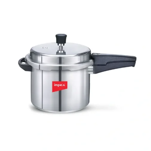 Impex Eco 7 Litre Aluminium Pressure Cooker | Induction Base Outer Lid Cooker with Safety Features Impex Eco 7 Litre Aluminium Pressure Cooker | Induction Base Outer Lid Cooker with Safety Features