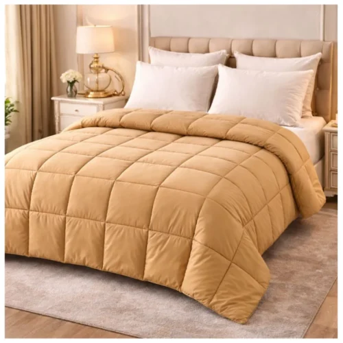 LACASA Soft Touch Quilt Double 240 GSM King Size Comforter | Hypoallergenic Virgin Fiber Quilt LACASA Soft Touch Quilt Double 240 GSM King Size Comforter | Hypoallergenic Virgin Fiber Quilt