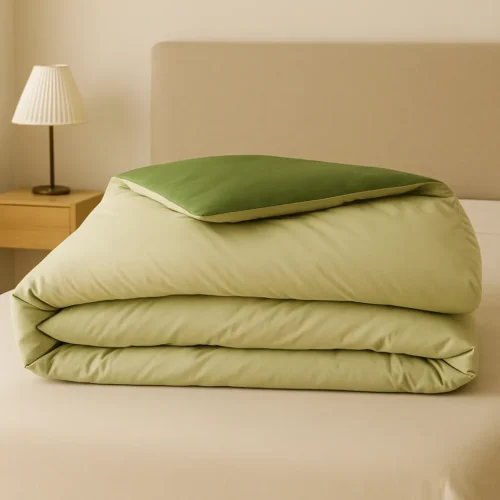 Layers Forever D Reversible Double Comforter Olive Green/Sage Green | Super Soft Microfiber AC Comforter | Machine Washable All Season Quilt for Double Bed Layers Forever D Reversible Double Comforter Olive Green/Sage Green | Super Soft Microfiber AC Comforter | Machine Washable All Season Quilt for Double Bed