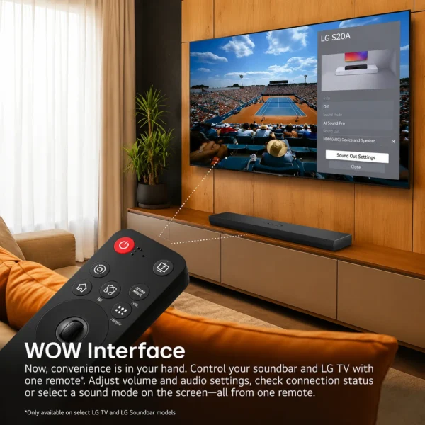 LG S70TY 400W Dolby Atmos 3.1.1 Channel Soundbar with Center Up-Firing Speaker LG S70TY 400W Dolby Atmos 3.1.1 Channel Soundbar with Center Up-Firing Speaker