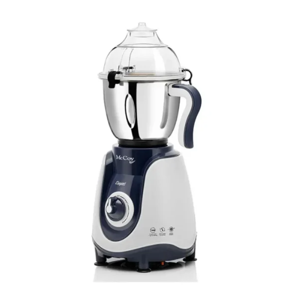McCoy Elegant 750W Mixer Grinder with 3 Stainless Steel Jars | Powerful Motor for Grinding, Mixing & Blending McCoy Elegant 750W Mixer Grinder with 3 Stainless Steel Jars | Powerful Motor for Grinding, Mixing & Blending