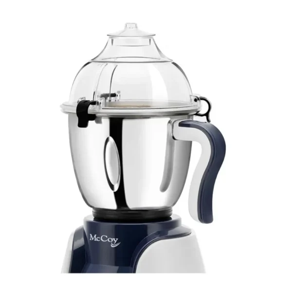 McCoy Elegant 750W Mixer Grinder with 3 Stainless Steel Jars | Powerful Motor for Grinding, Mixing & Blending McCoy Elegant 750W Mixer Grinder with 3 Stainless Steel Jars | Powerful Motor for Grinding, Mixing & Blending
