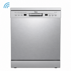 Midea 13 Place Setting Freestanding Dishwasher MDWPF1301F SS – IoT Enabled Smart Dishwasher with 7 Wash Programs & Stainless Steel Build Midea 13 Place Setting Freestanding Dishwasher MDWPF1301F SS – IoT Enabled Smart Dishwasher with 7 Wash Programs & Stainless Steel Build