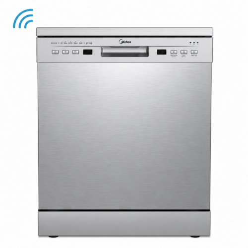 Midea 13 Place Setting Freestanding Dishwasher MDWPF1301F SS – IoT Enabled Smart Dishwasher with 7 Wash Programs & Stainless Steel Build Midea 13 Place Setting Freestanding Dishwasher MDWPF1301F SS – IoT Enabled Smart Dishwasher with 7 Wash Programs & Stainless Steel Build